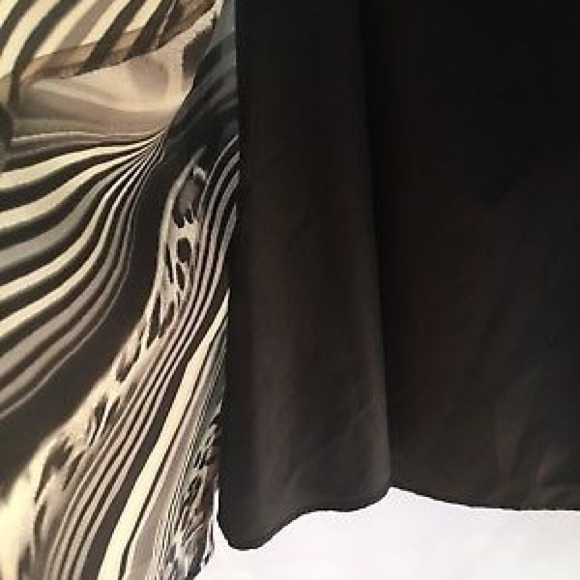 Chicos 3 Women's Skirt Plus Animal Print Lined - Picture 5 of 5